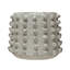 Stoneware Sculptural Planter with Raised Dots