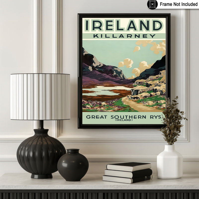 Paysage d'Irlande, Sans cadre, Affiche, H 16 po x l 20 po