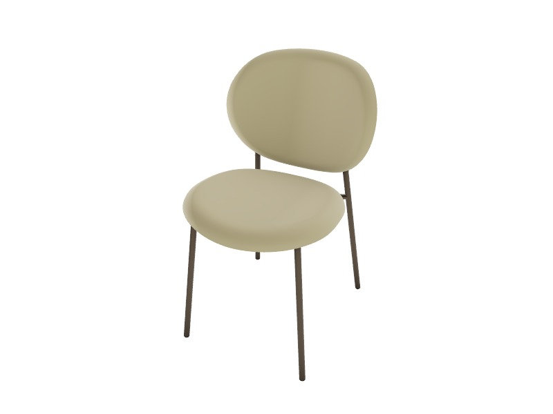 Inès Chairs, Venice Hemp, Matt Bronze