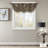 Elena Faux Silk Waterfall Embellished 38'' W Single Window Valance-1373194077