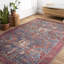 Tapis bleu / rouge Daleigh-27202407