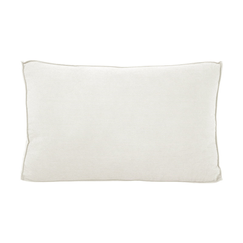 Cotton Backrest Cushion, White