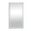Miroir de salle de bain à DEL avec cadre en aluminium, miroir de meuble-lavabo mural, antibuée, mémoire, 3 couleurs, gradation continue-122509823-122511018