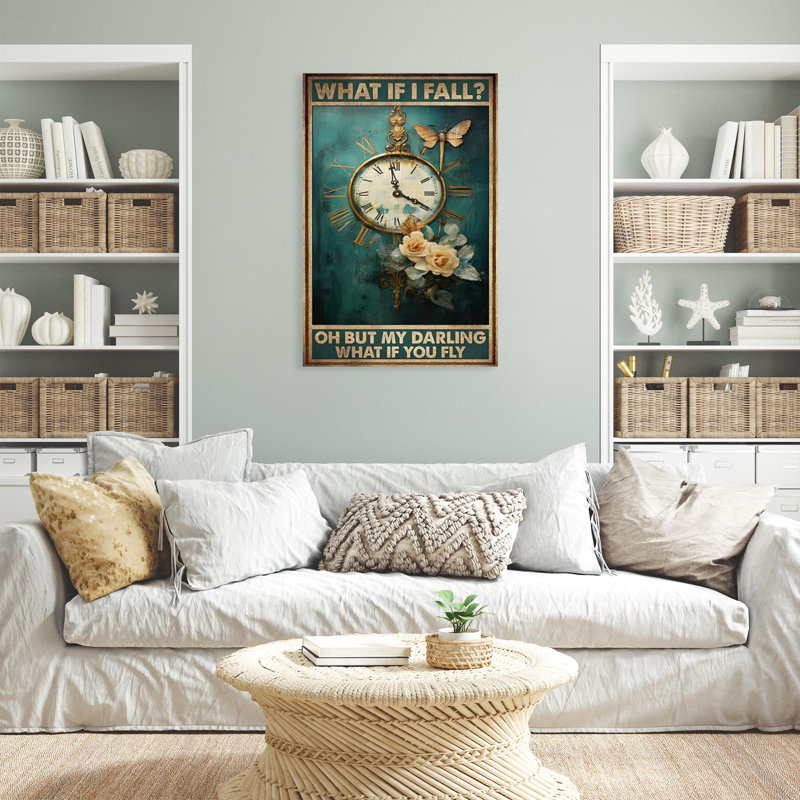 Oh But My Darling What If You Fly - 1 Piece Rectan " Oh But My Darling What If You Fly ", 36" H x 24" W x 1.25" D