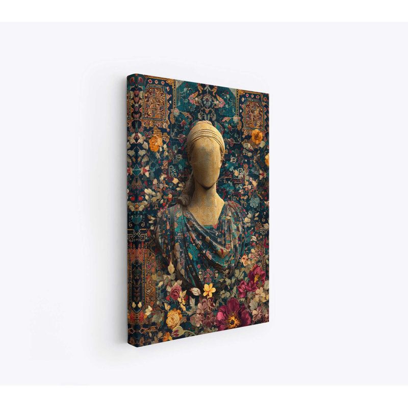 Stunning Decorative Canvas Painting, 19.7 x 27.6 inches | 100% Canvas with 100% Wooden Frame (Thickness: 0.8 x 1.2 inches) | Perfect for Living Room, Bedroom, or Office Decor, Elegant Art Piece for Any Space
