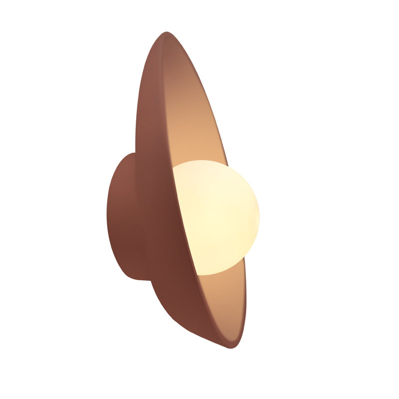 Azem Ceramic Wall Sconce, Canyon Clay