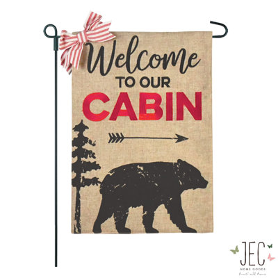 Double Sided 18 in. H x 12.5 in. W Polyester Garden flag