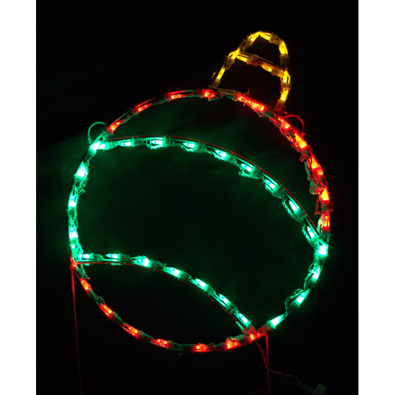 Petit présentoir lumineux de Noël