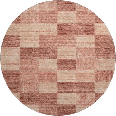 Premium Machine Washable Krause AMF1139 Geometric Rug