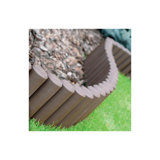 Pettit 59.9948cm H x 11.9888cm W Dark Brown Plastic Lawn Edging