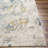 Abstract Machine Woven Polyester Area Rug in Beige/Blue/Orange-1471421585