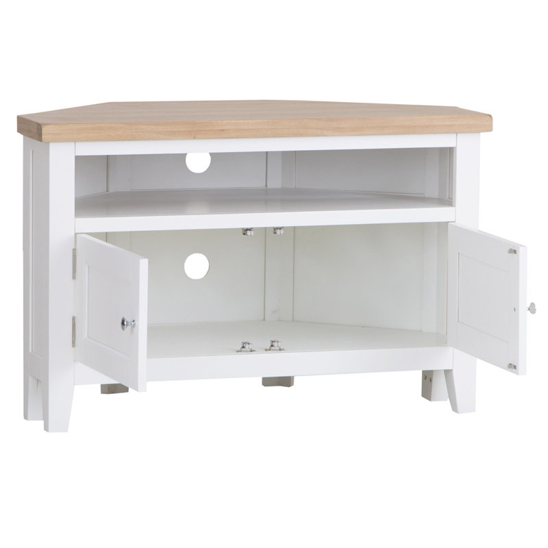 Temiko Unfinished TV Stand for TVs up to 50" with Fireplace Included