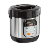 Hamilton Beach® Digital Programmable Compact Multi-Cooker with Slow Hard-Boiled Egg, Rice and Hot Cereal Functions, Egg/Steam Tray and Rice Paddle