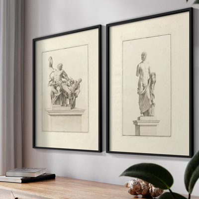 "Croquis rétro III", 2 pièces