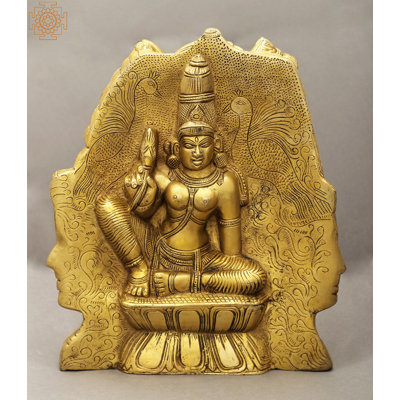 Statue Tri-Murti et le Devi