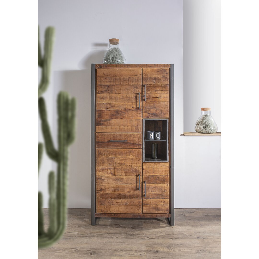 Highboard Hallenbeck aus Massivholz 53 cm