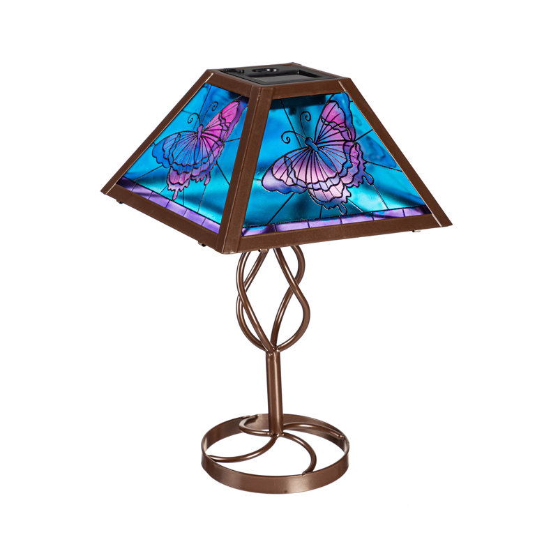 Lampe solaire papillon