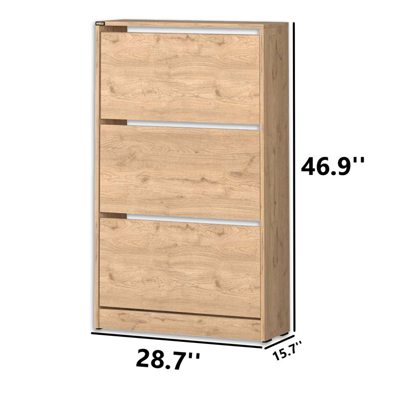 Armoire de rangement à chaussures verticale empilable 24 paires 