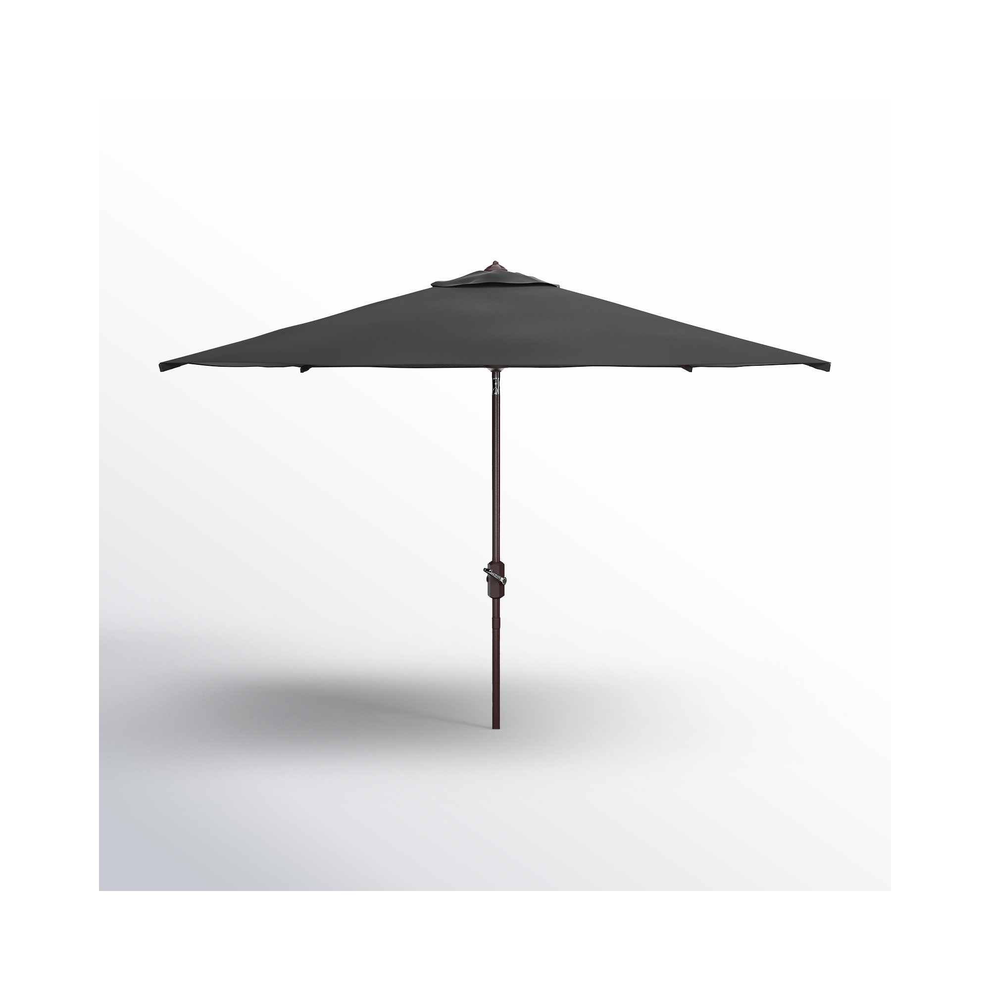 Lealia 90'' Outdoor Umbrella, Black