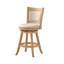 Tabouret de bar pivotant en bois massif-69426708