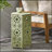 Galore 14 Inch Side Table With Sunburst Cut Out Design, Weather-Resistant And Stylish For Outdoor Use-533017909