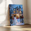 «Snowy House», art mural sur toile-680209354