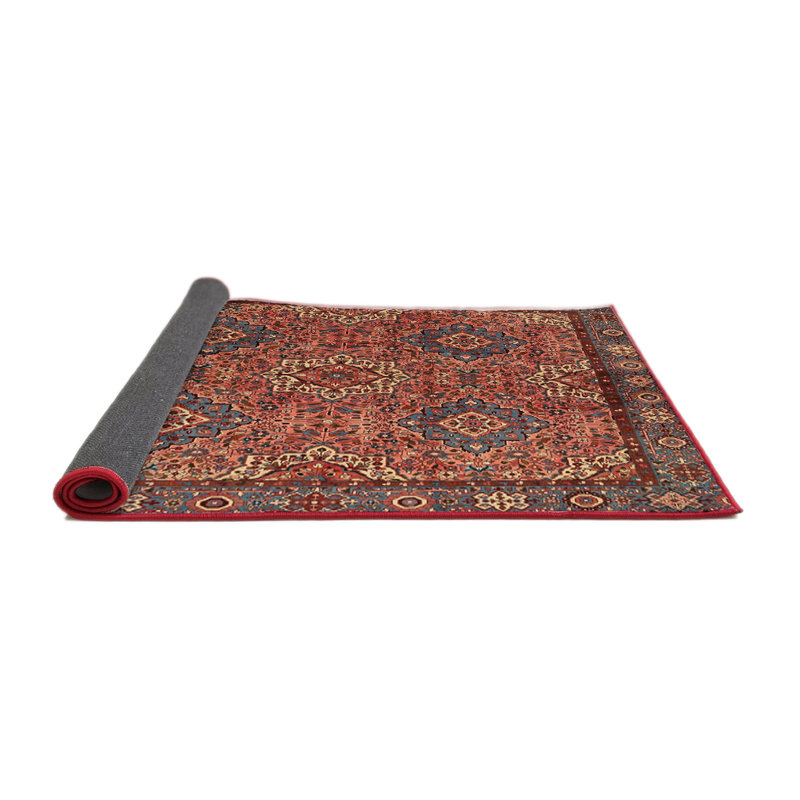 Tapis oriental brun / gris / brun clair, Rond 7 pi