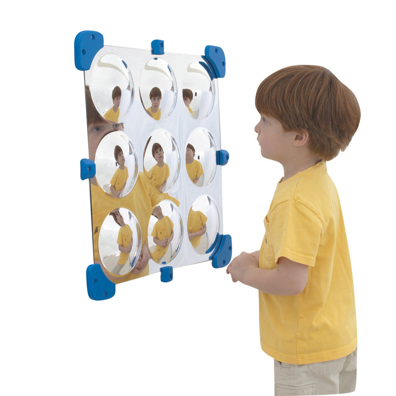 9 Bubble Maxi Mirror, 18.5" H x 18.5" W