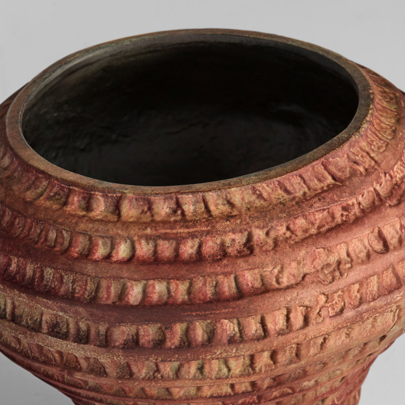 Vase de table Yucca, H 5,25 po x l 7,25 po x P 7,25 po