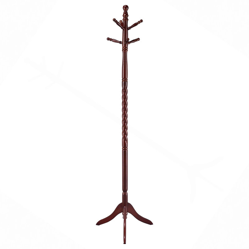 Portemanteau avec poteau torsadé
