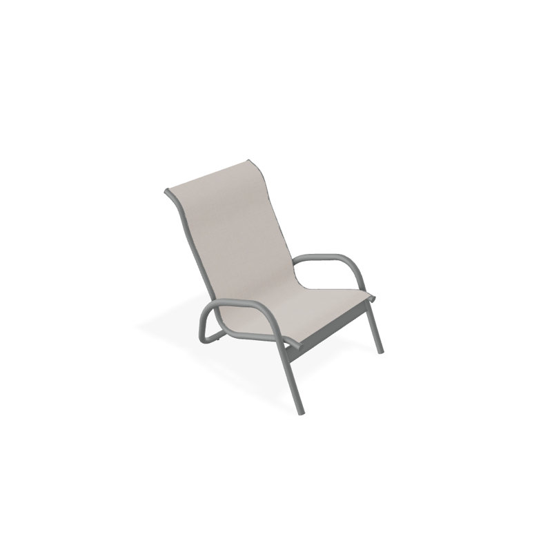 Gardenella Patio Chair, Natural, Graphite