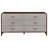 Houston 72" Wide 6-Drawer Dresser - Walnut 