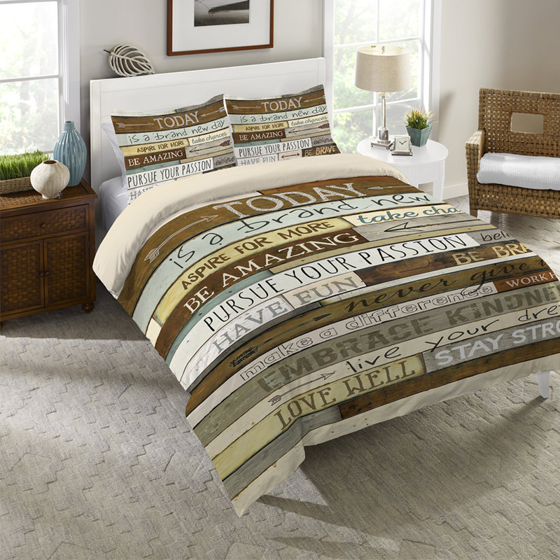 Cotton Machine Woven Striped Duvet Cover, Twin Duvet Cover