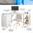 Techni Mobili L-Shape Home Office Two-Tone Desk With Storage-102062718