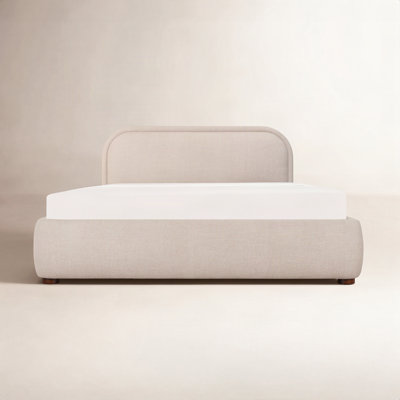 Figaro King Storage Bed Light Brown