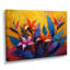 Décoration murale orange, vert, oiseau exotique et oiseaux exotiques-62748322-234225237