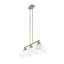 Luminaire suspendu linéaire 3 lumières Laramy-107150102-107150126