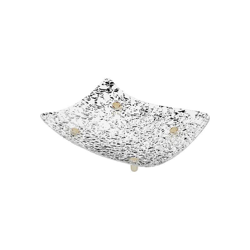 Fruit Glacier Pattern Fruit Coffee Table Dry Fruit Snack Display Tray, B