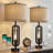 Intissar 27.25 "black metal industrial desk lamp with touch and USB port,for rooms,corridors，offices