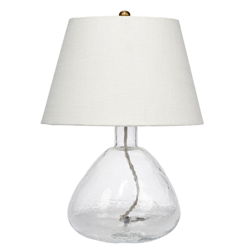 Jowers Glass Table Lamp, Clear