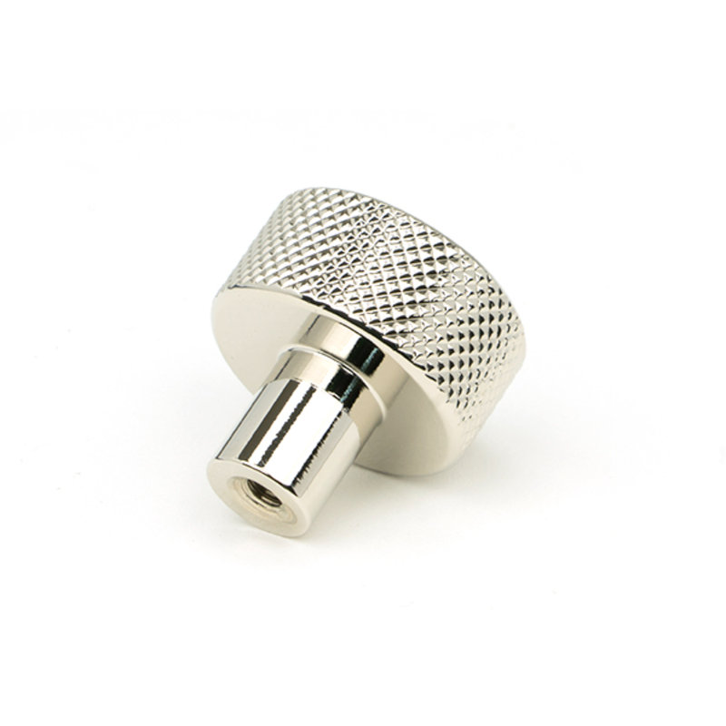 Round Knob, 2.5 cm, Polished Nickel