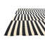 Tapis noir et blanc Orta