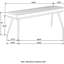 Bench With Firm Foam Cushion, Black Metal Legs For Support Cushion Bench, Components, Enhances Functionality