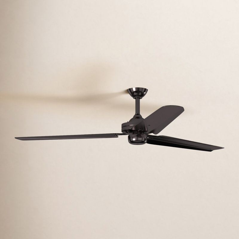 54" Steal 3 - Blade Propeller Ceiling Fan, Gun Metal