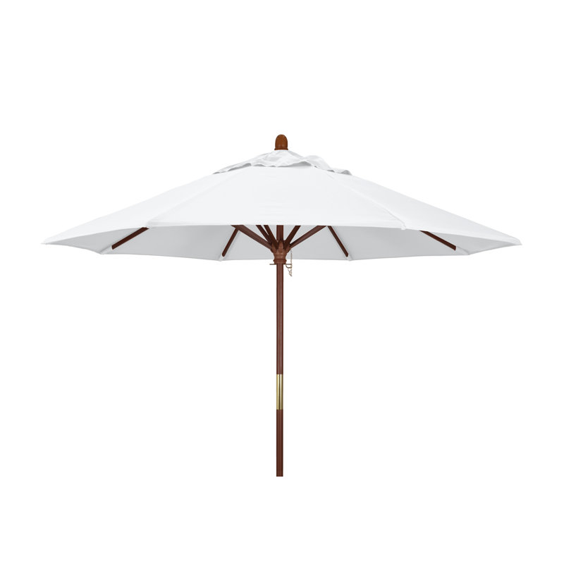 Parasol de marché octogonal 9 pi x 9 pi Manford, Blanc - oléfine
