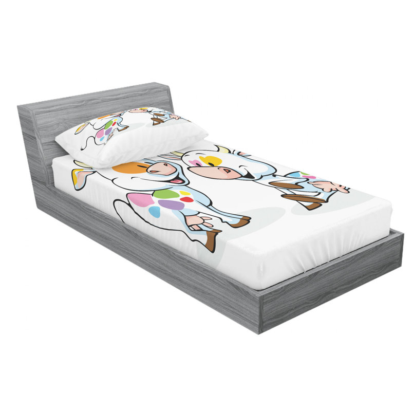 Microfiber Sheet Set, Twin Sheet Set + Fitted Sheet + 1 Pillowcase