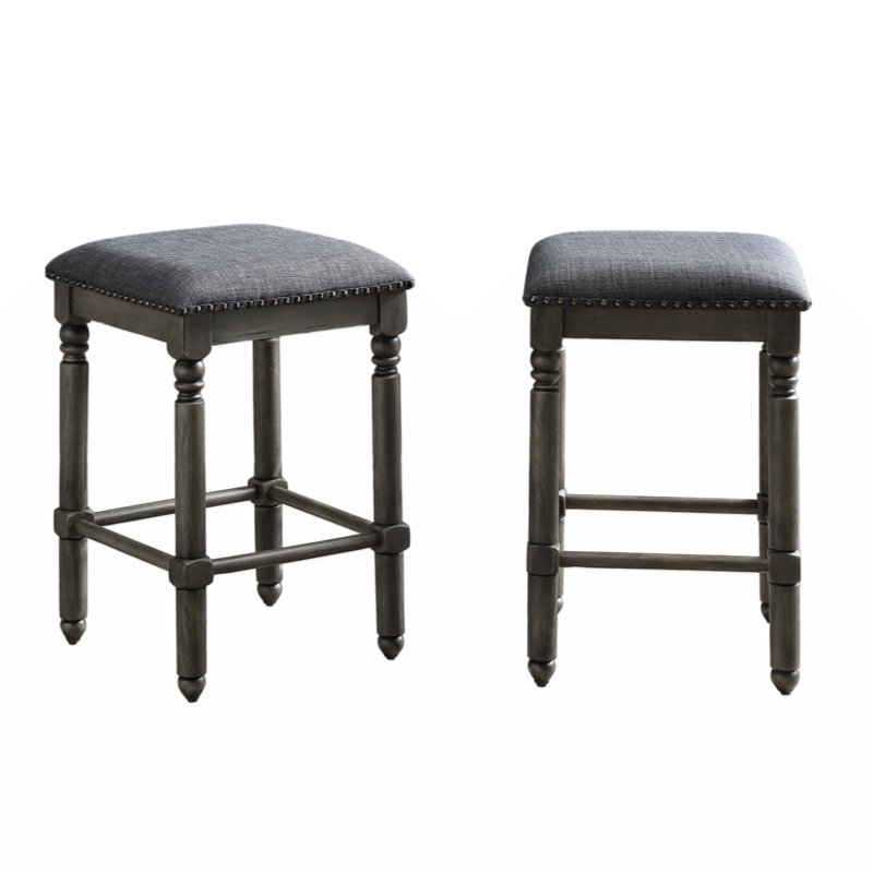 Chaise d'appoint en tissu Faysville, Gris