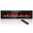 72"W Ultra Thin Recessed & Wall Mounted Electric Fireplace with Dual Heat Vents-777117864
