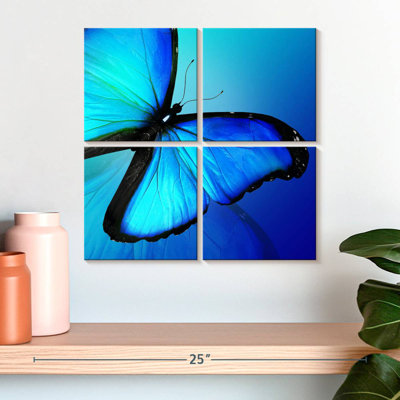 Glowing Morpho Butterfly