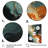 Orange Stone Storm IV - Abstract Wall Art-297824690-297824699
